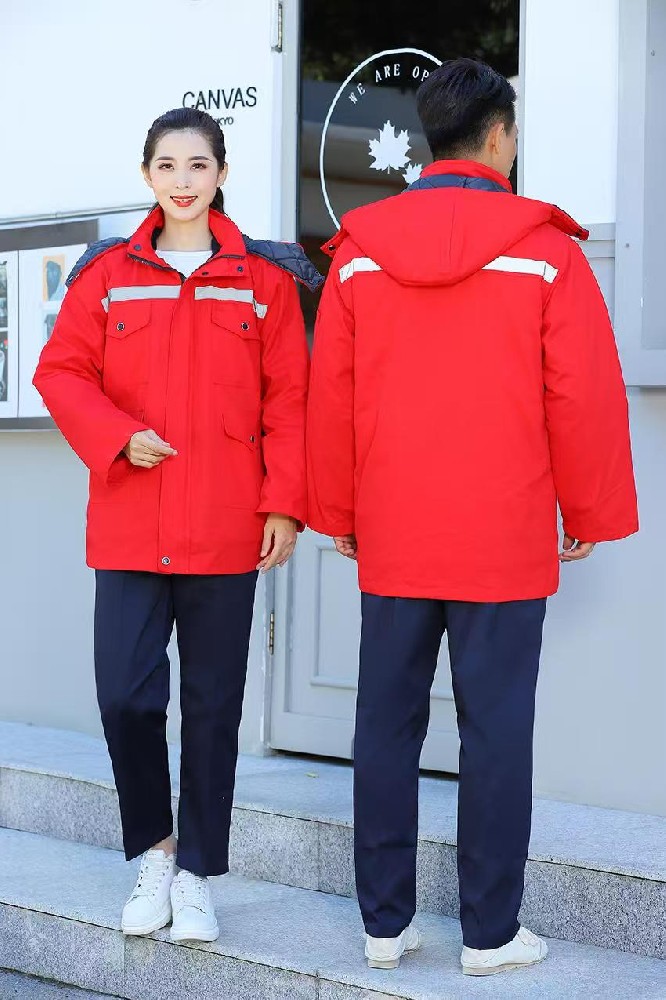 冬季棉服工作服的定制流程	