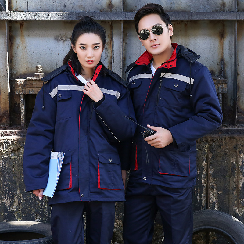 冬季长款棉服工作服介绍